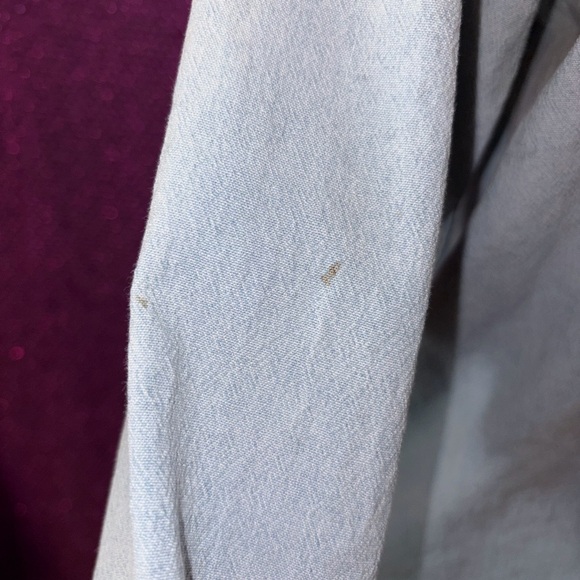 🆕💜 Wrangler Comfort Flex Light Wash Button Down Shirt M Western Denim - Picture 12 of 15